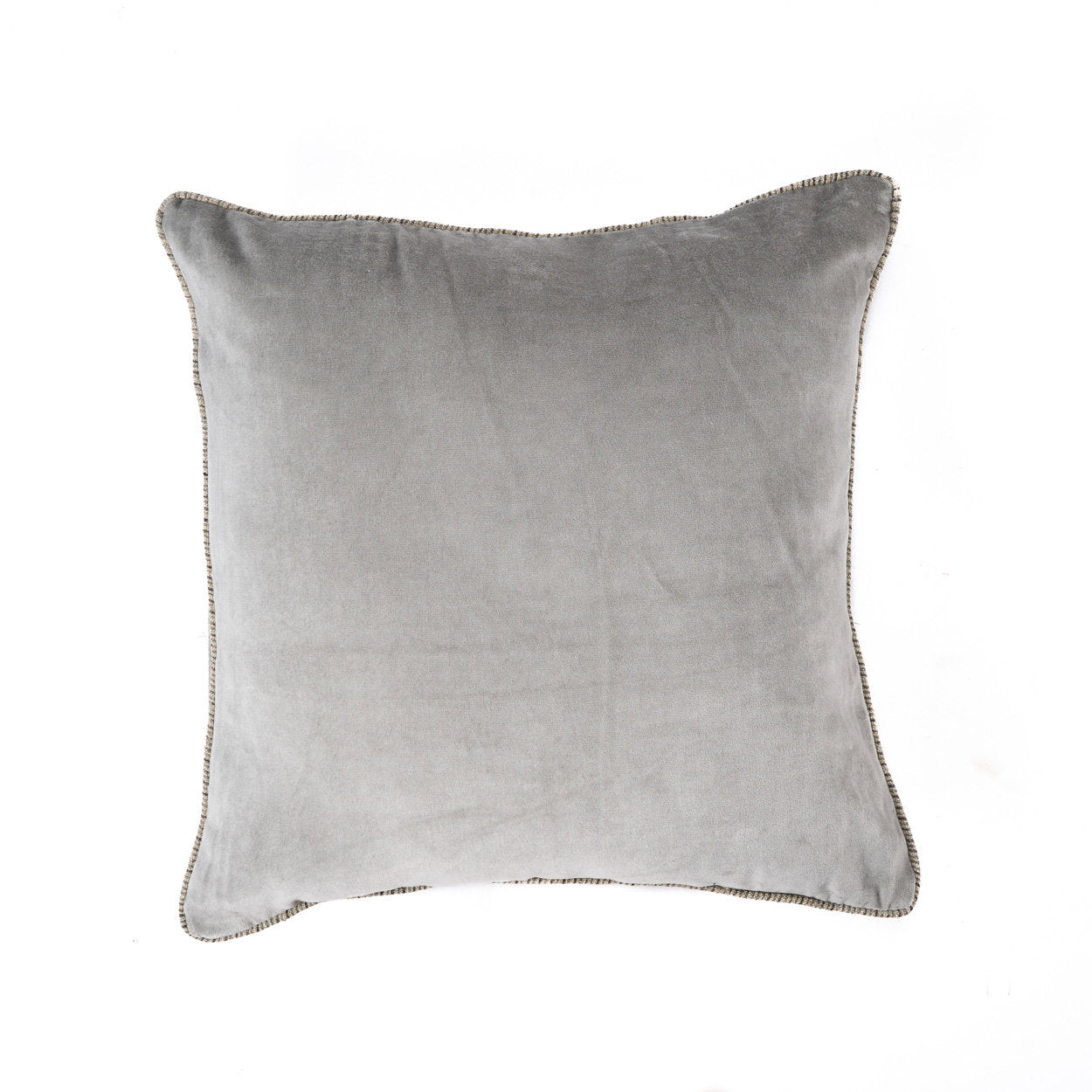 The Velvet Crush Cushion Cover - Grey - 50x50