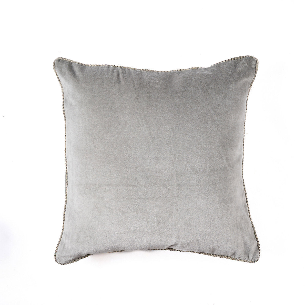The Velvet Crush Cushion Cover - Grey - 50x50