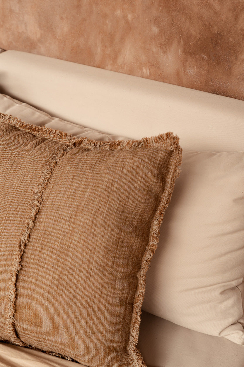 De Sahara Fringe Kussensloop - 50x50