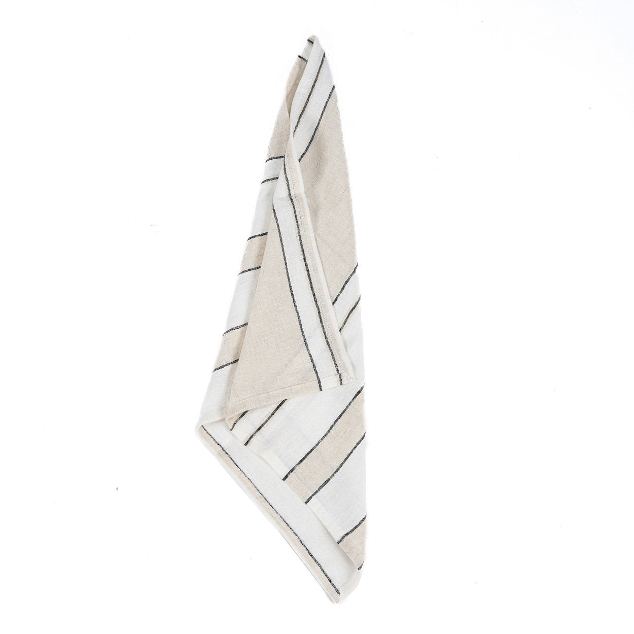 The Provence Napkin - Natural Black White - 45x45