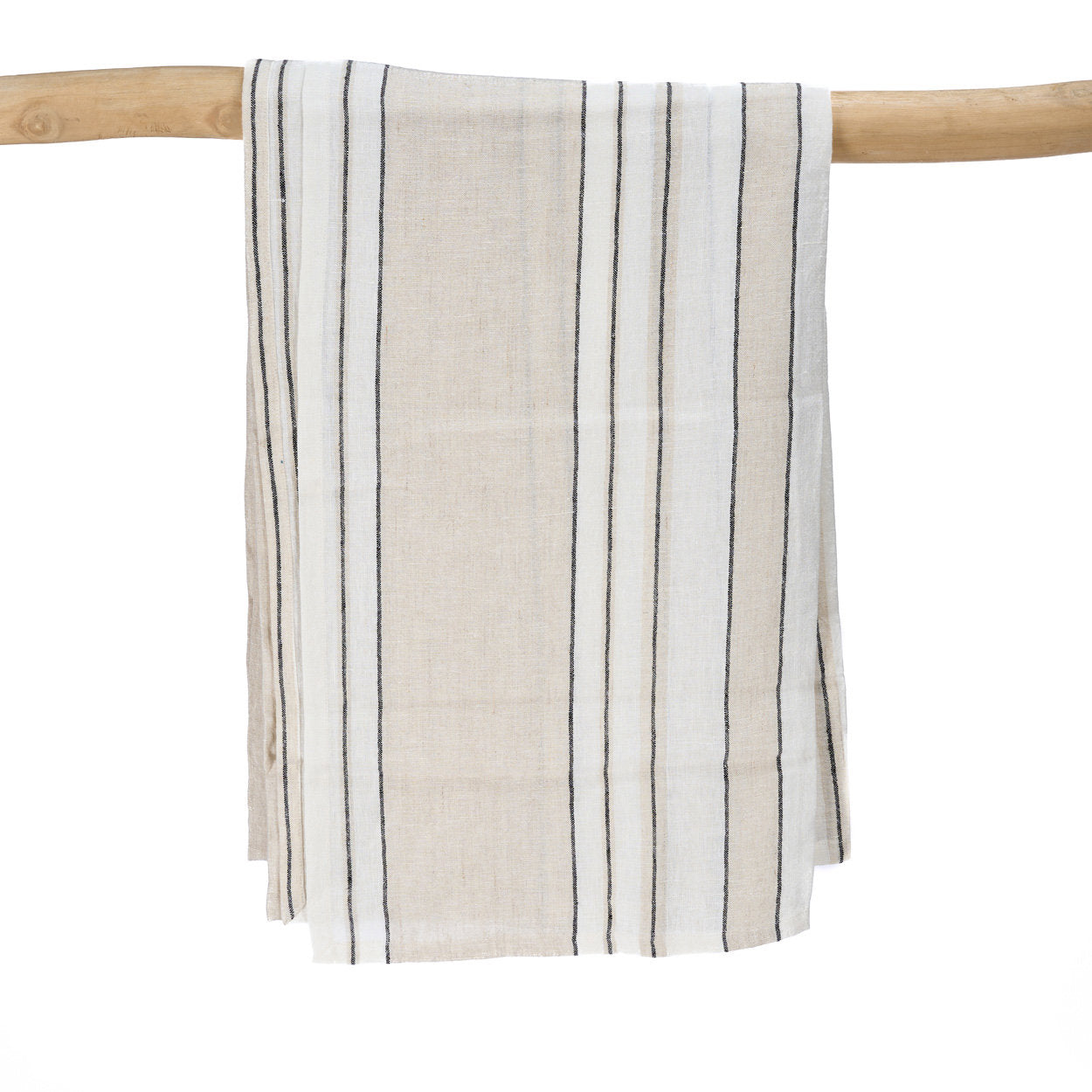 Het Provence Tafelkleed - Natural Black White - 150x250