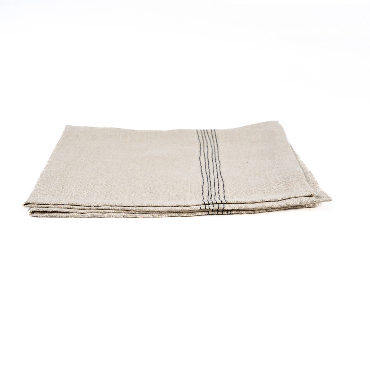 Het Lint Biscuit Servet - Natural Black - 45x45