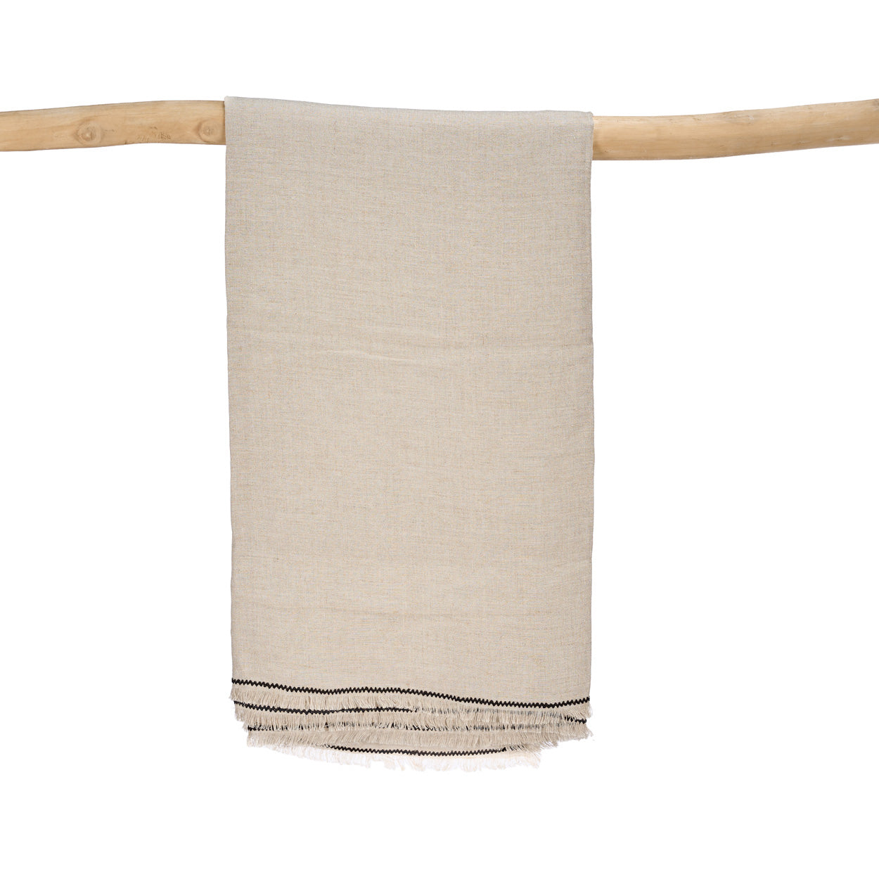 Het Tuscany Tafelkleed - Natuurlijk Zwart - 150x300