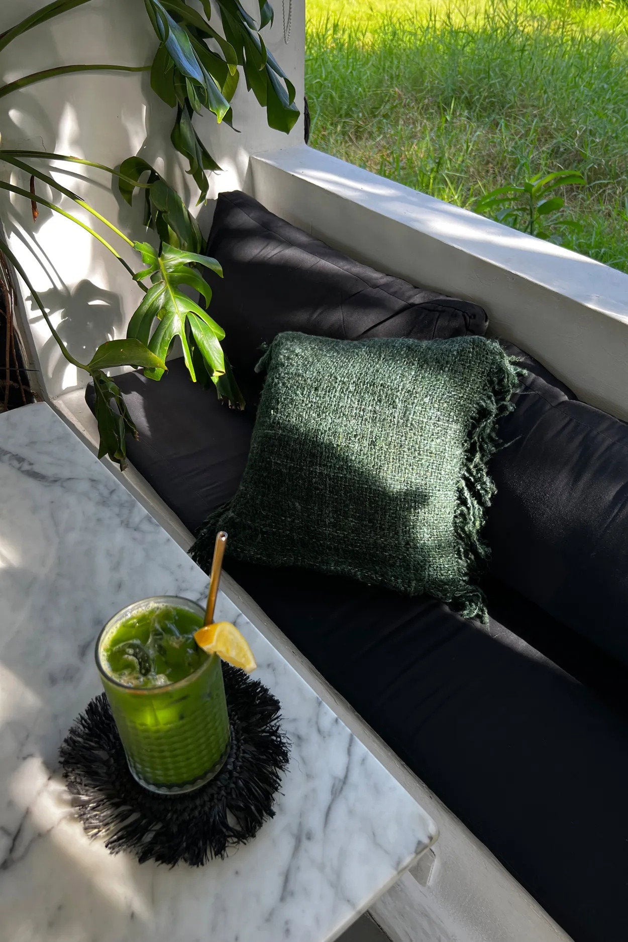La Housse de Coussin Oh My Gee - Vert Foncé - 60x60