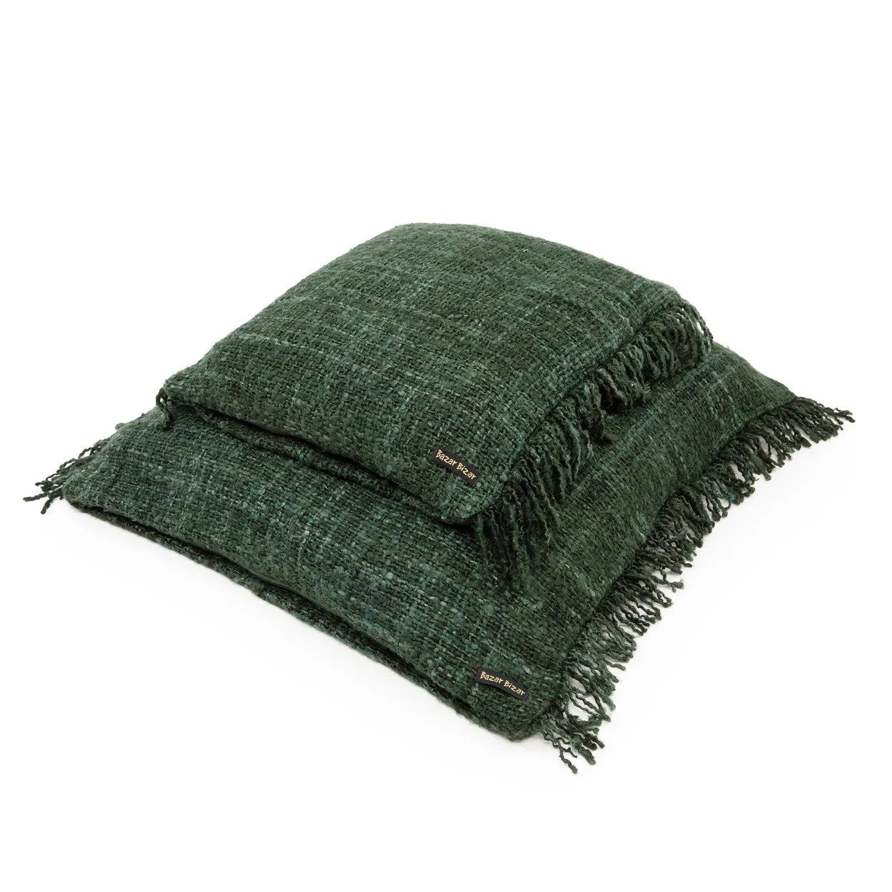 La Housse de Coussin Oh My Gee - Vert Foncé - 60x60