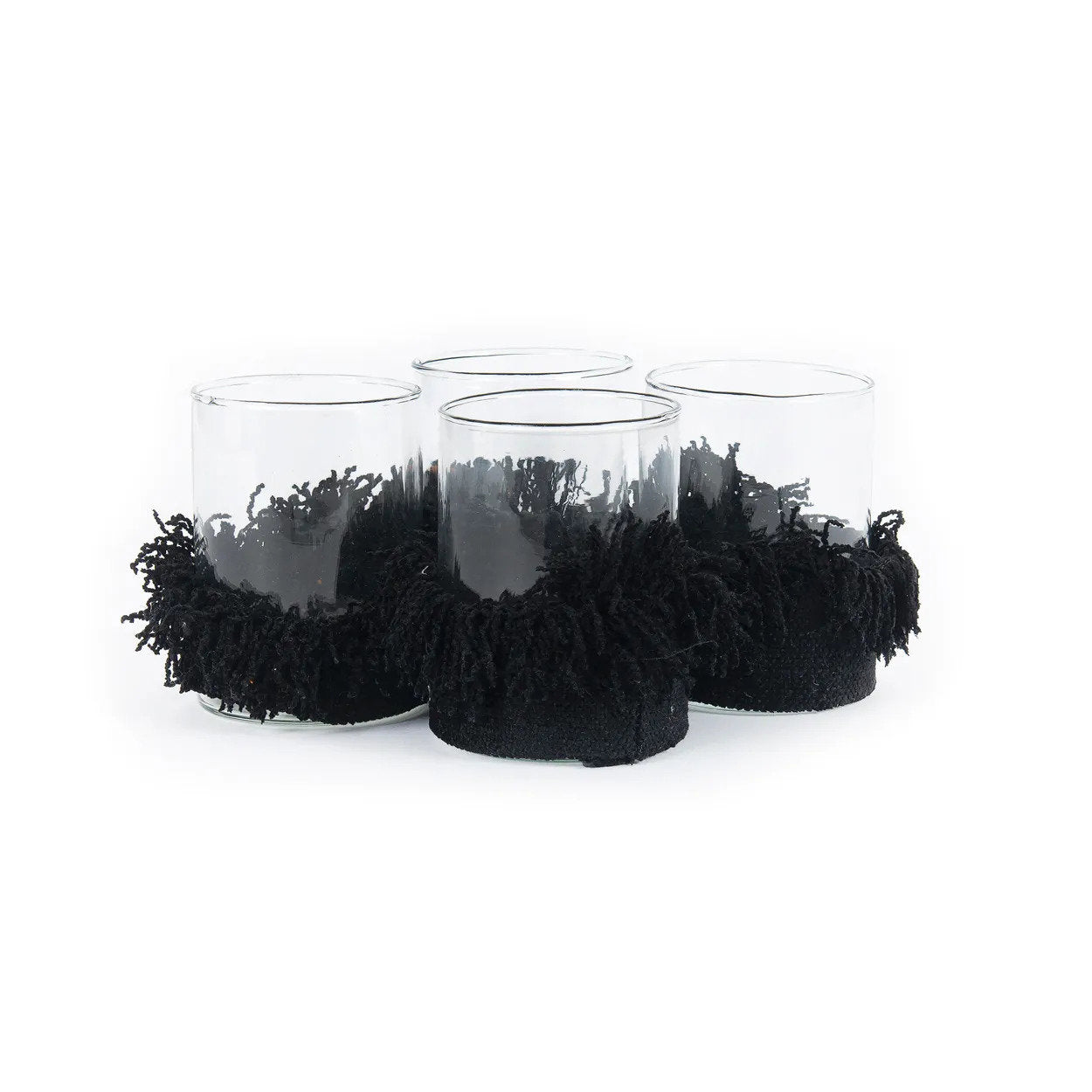 De Oh My Gee Kaarsenhouder - Zwart Velvet - M