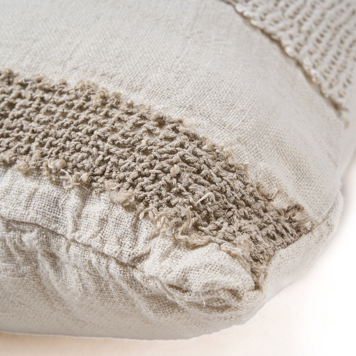 De Linen Threads Kussensloop - Naturel