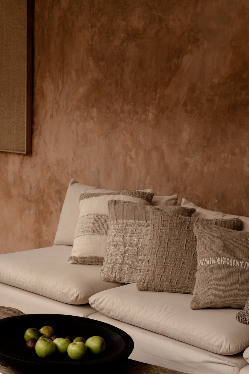 De Linen Threads Kussensloop - Naturel