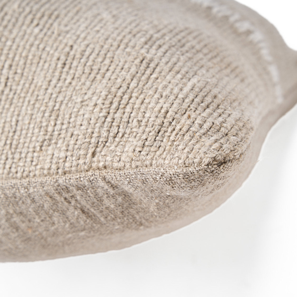 De Linen Stitch Kussensloop - Naturel Wit