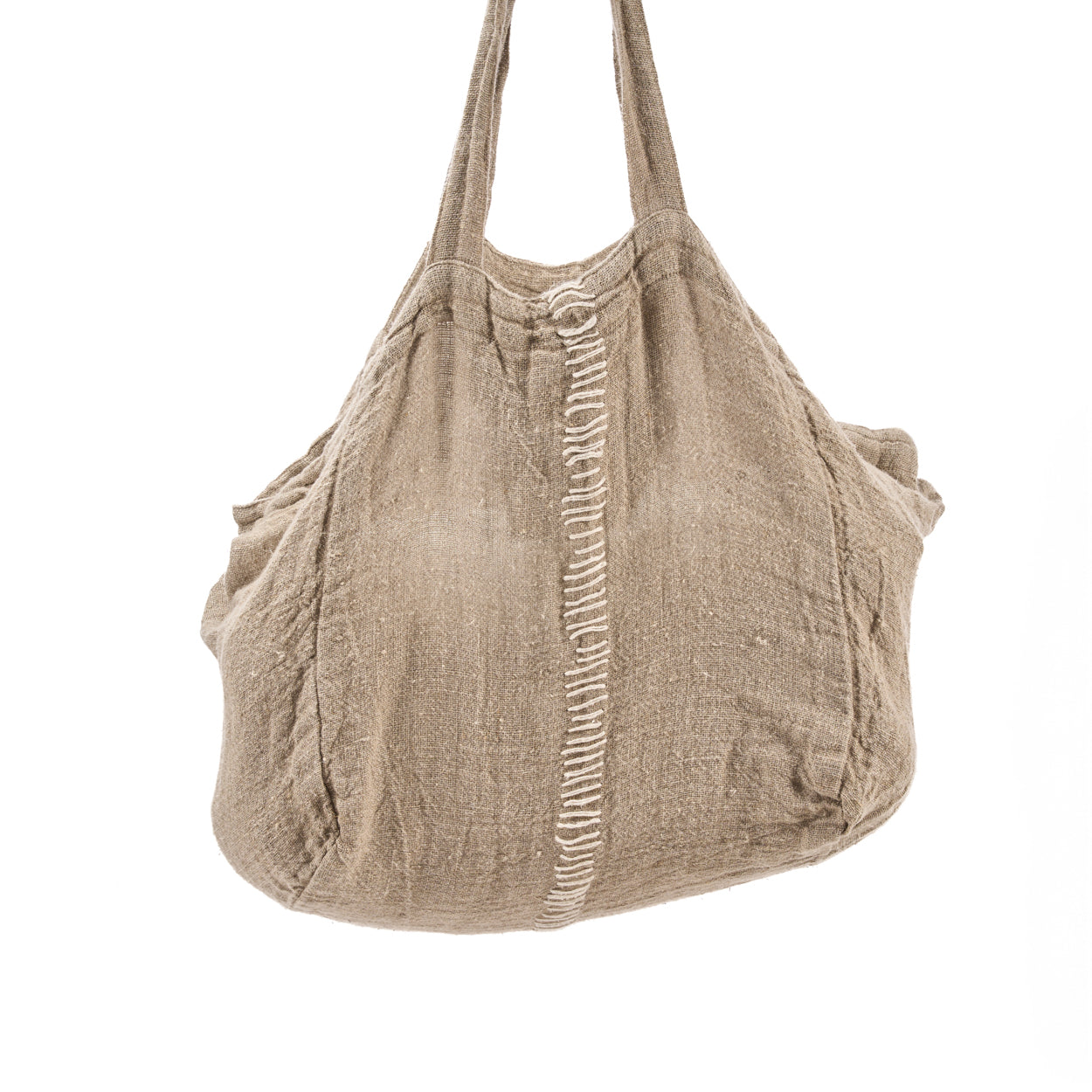 The Tote-ally Linen Shopper - Natural