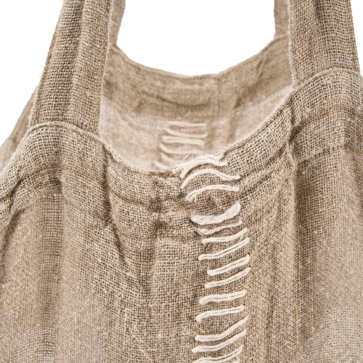 The Tote-ally Linen Shopper - Natural