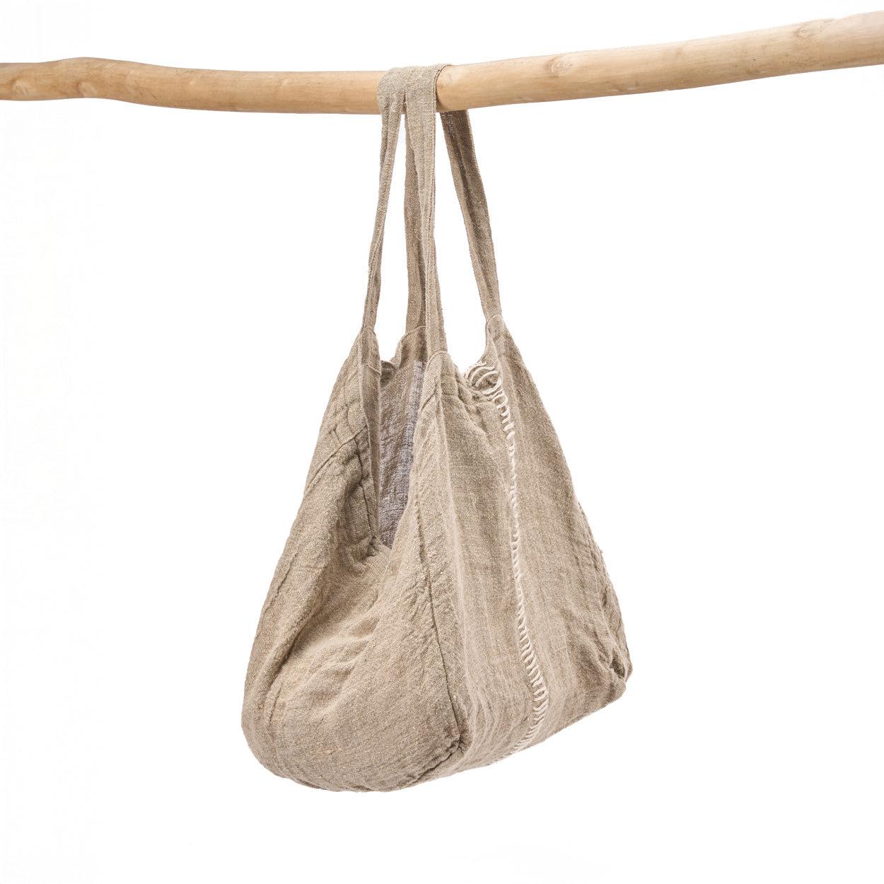 The Tote-ally Linen Shopper - Natural