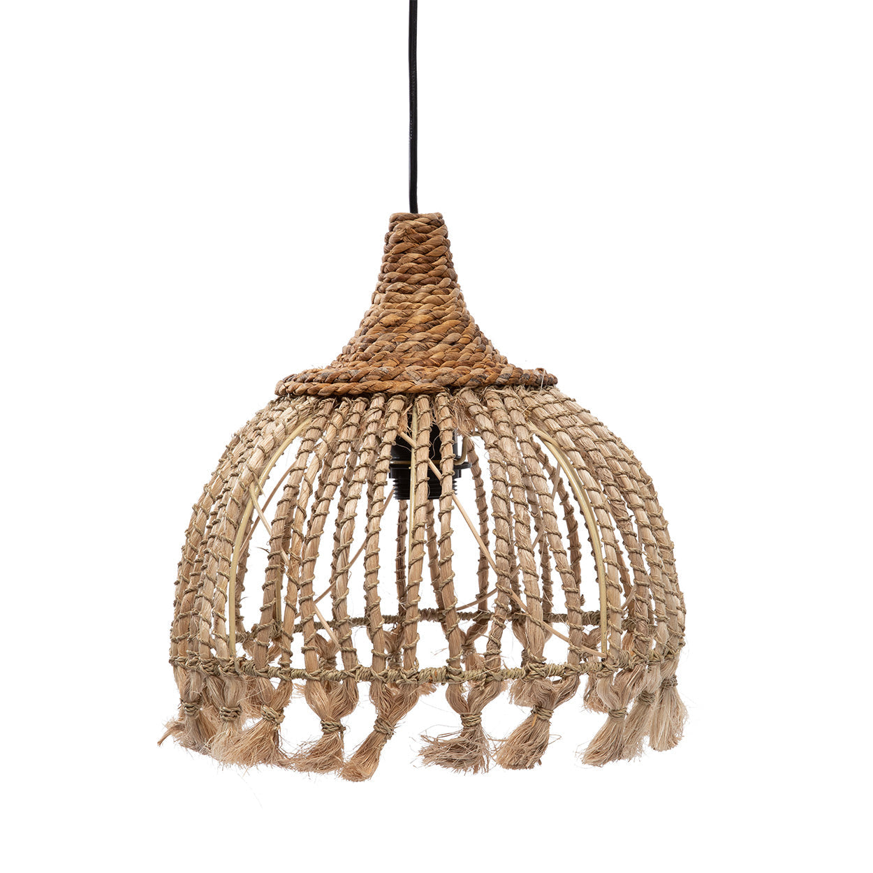 De Abaca Tassel Hanglamp - Naturel - S