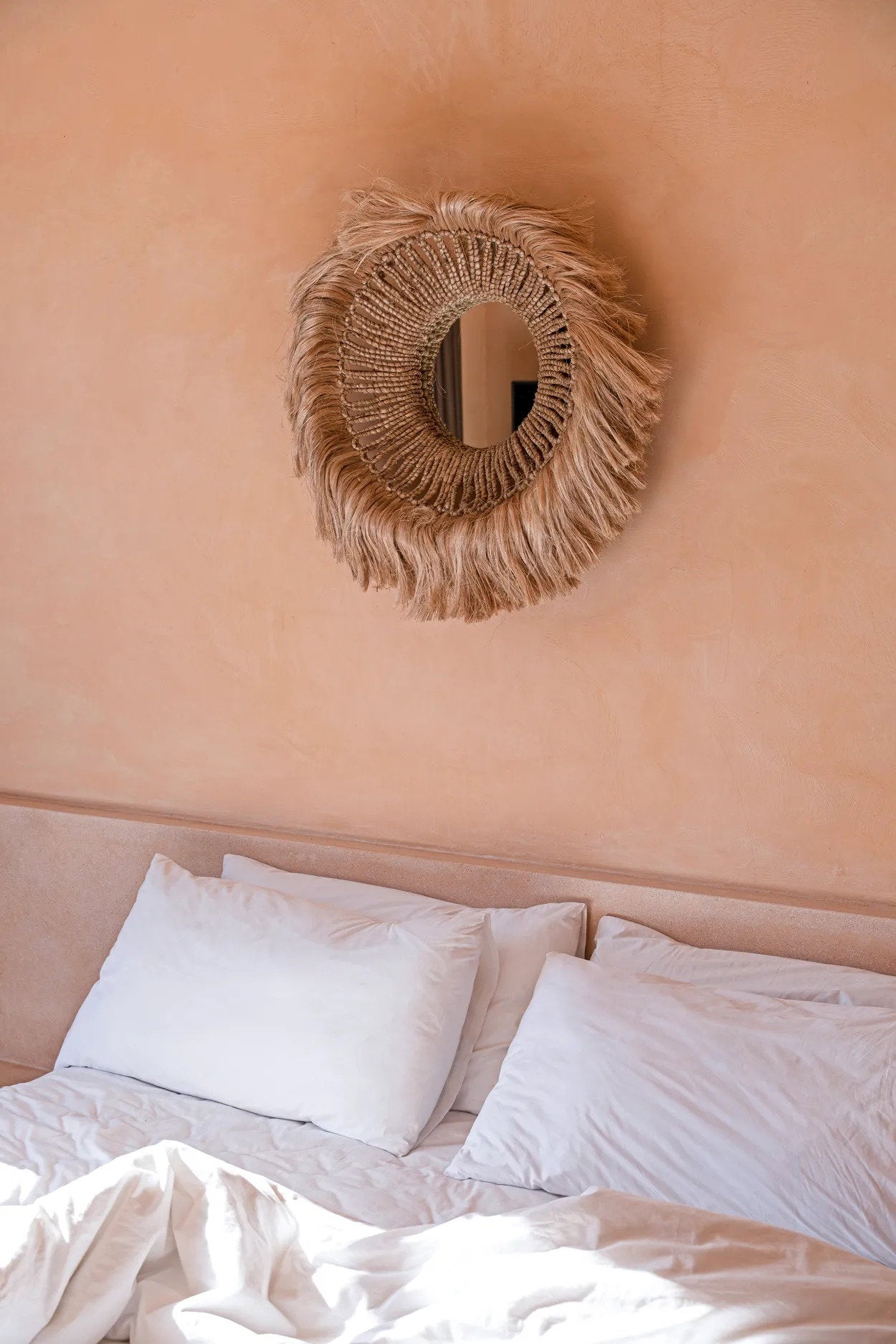 De Abaca Solomon Spiegel - Naturel