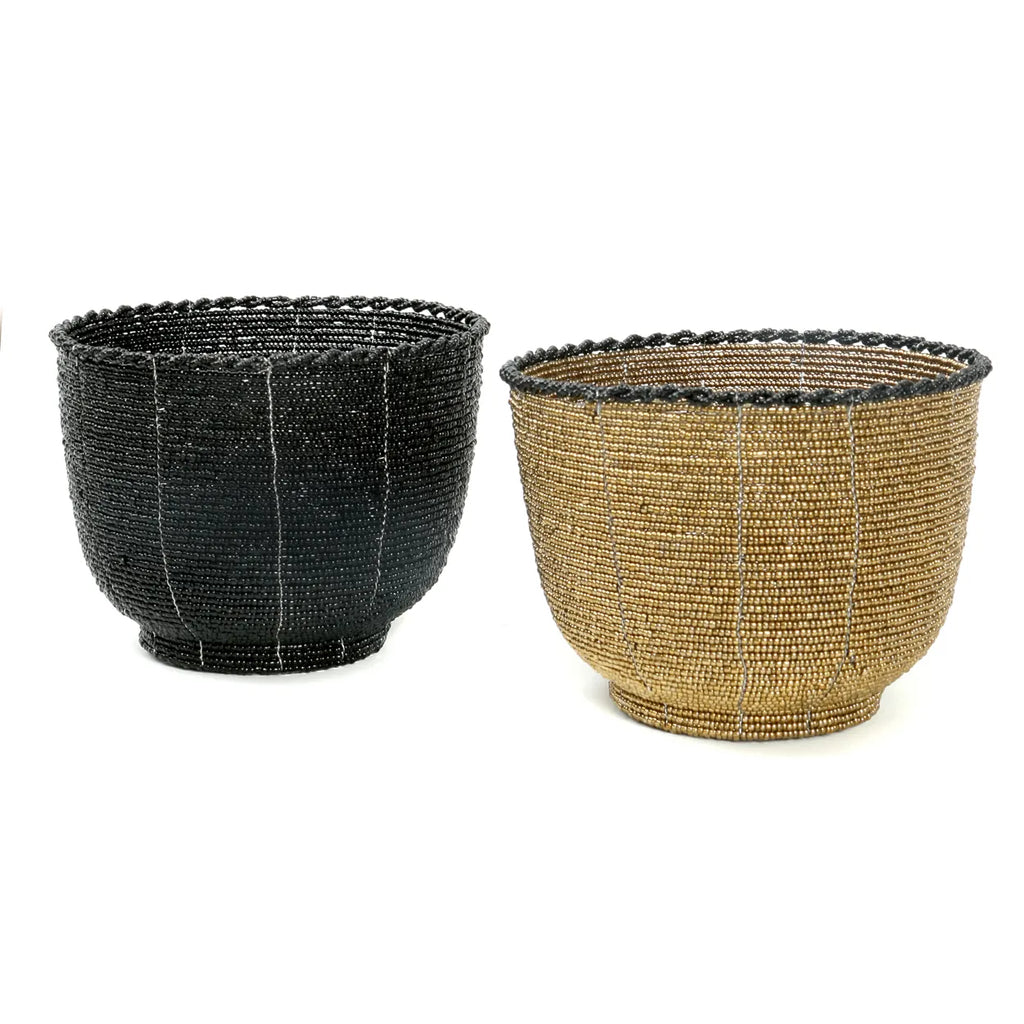 The Beaded Candy Bowl - Gold - M