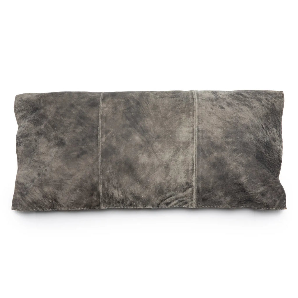The Three Panel Suede Cushion Cover - Gray - 30x60