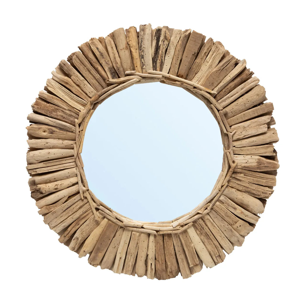 Le Miroir Couronne Driftwood - Naturel - M