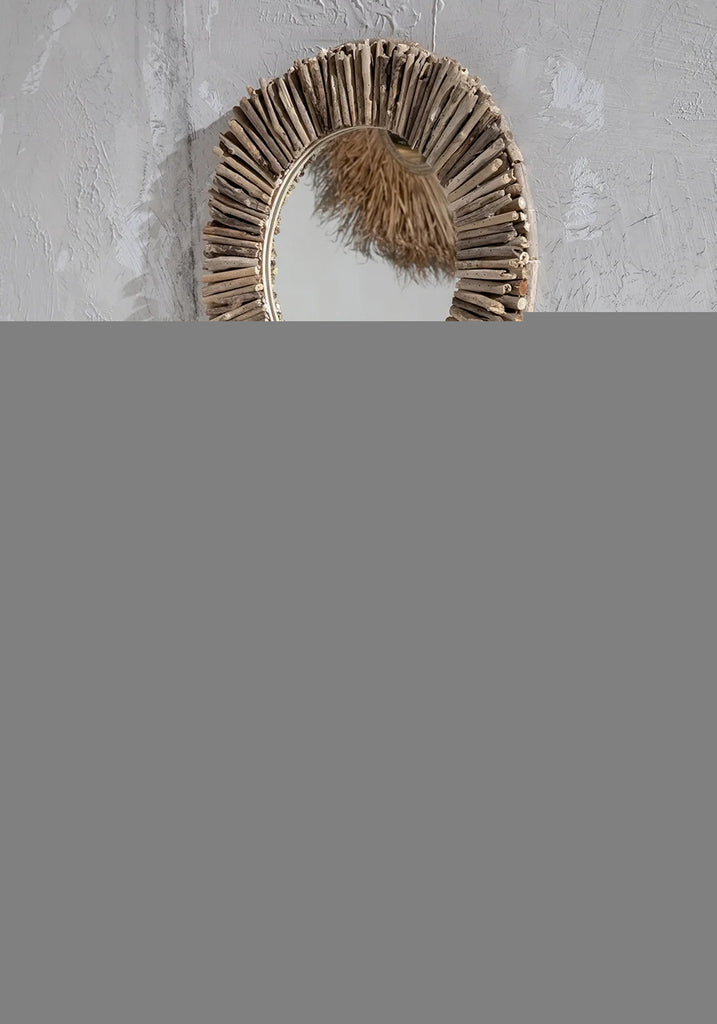 Le Miroir Halo Driftwood - Naturel - M