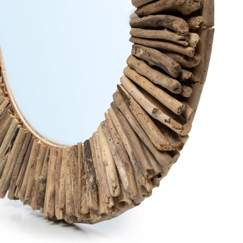 Le Miroir Halo Driftwood - Naturel - M