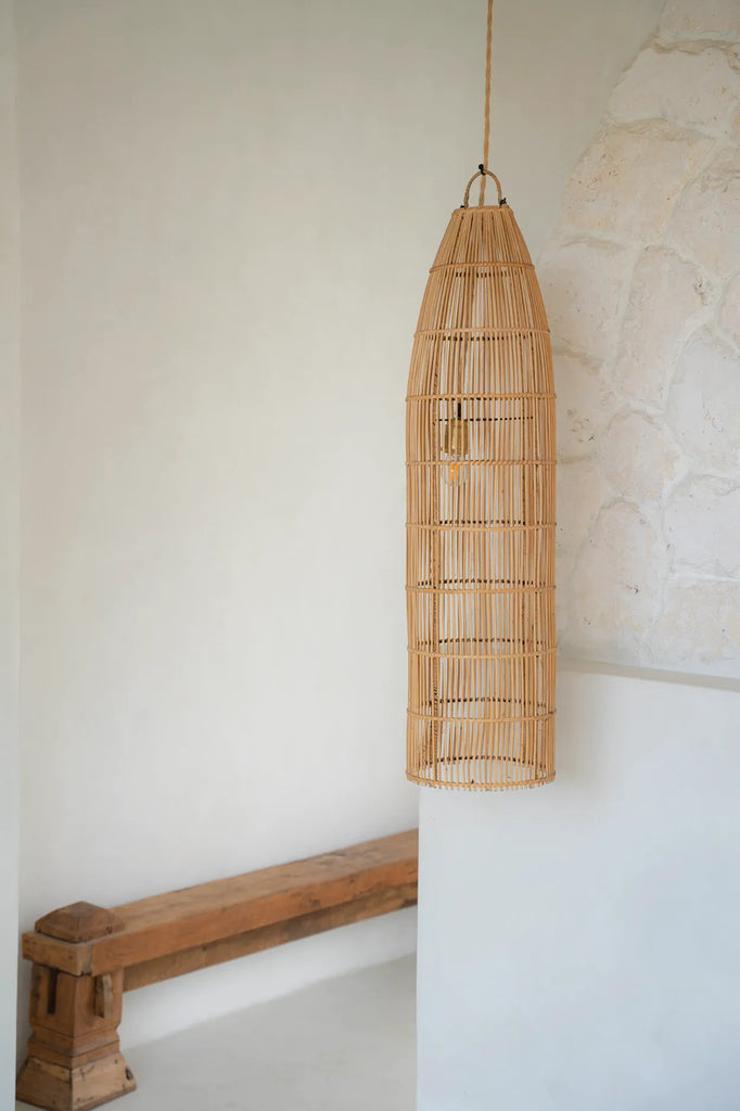 Lampe suspendue The Fish Trap - Naturel - L