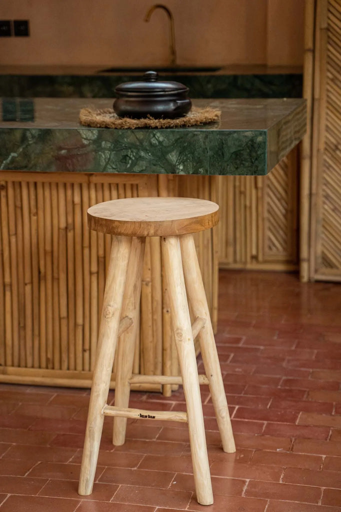 The Kedut Bar Chair - Natural