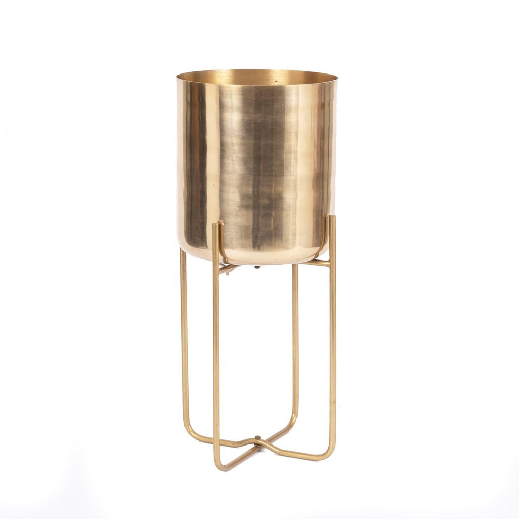 The Brass Planter on Foot - Brass - L