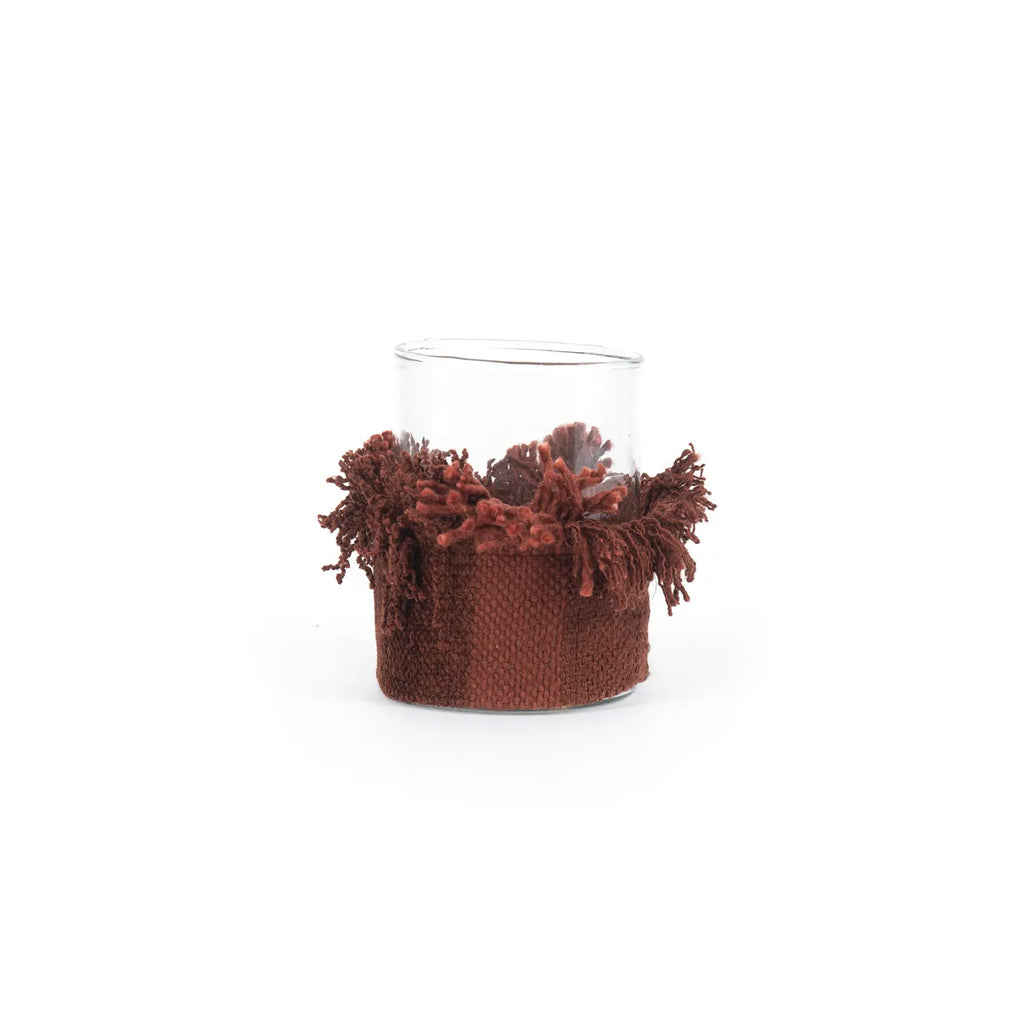 The Oh My Gee Candle Holder - Bordeaux Velvet - M