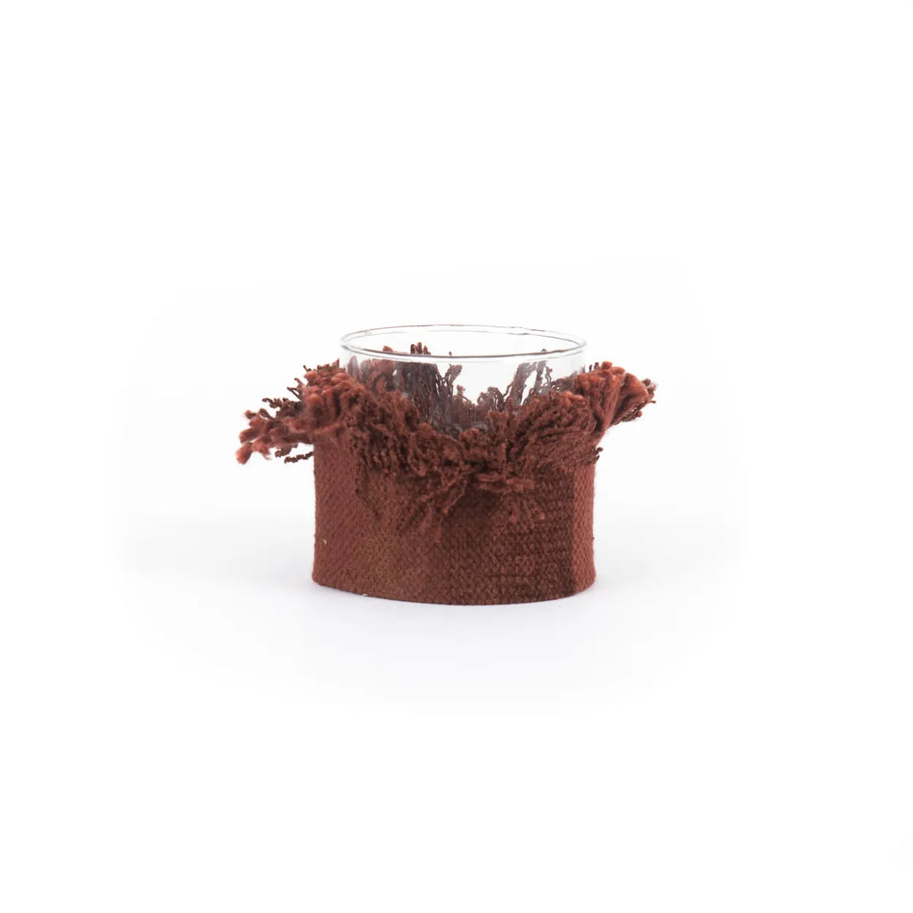 The Oh My Gee Candle Holder - Bordeaux Velvet - S