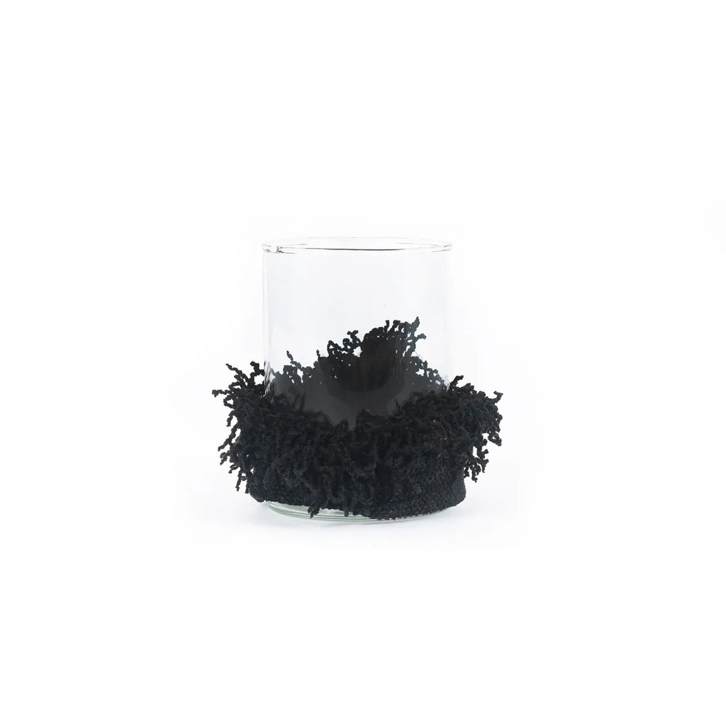 The Oh My Gee Candle Holder - Black Velvet - M