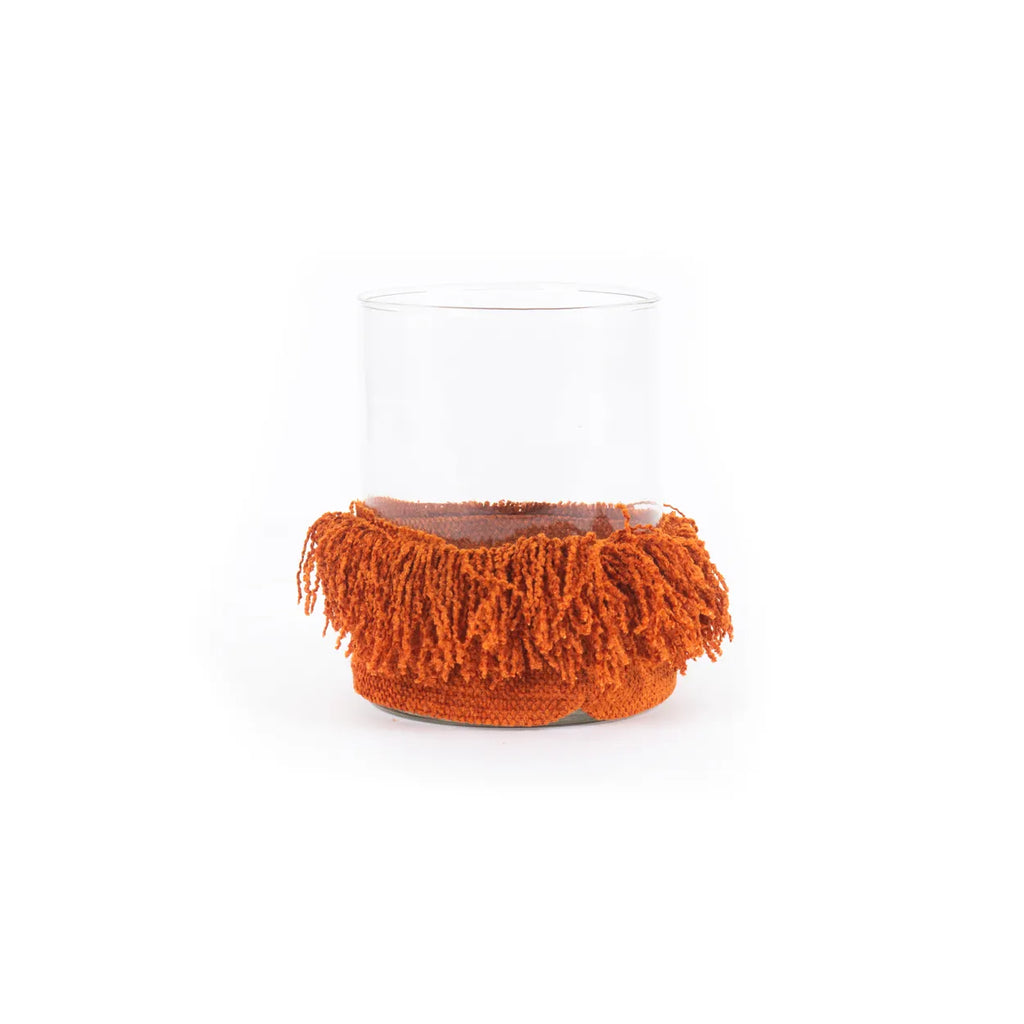 The Oh My Gee Candle Holder - Rust Velvet - L