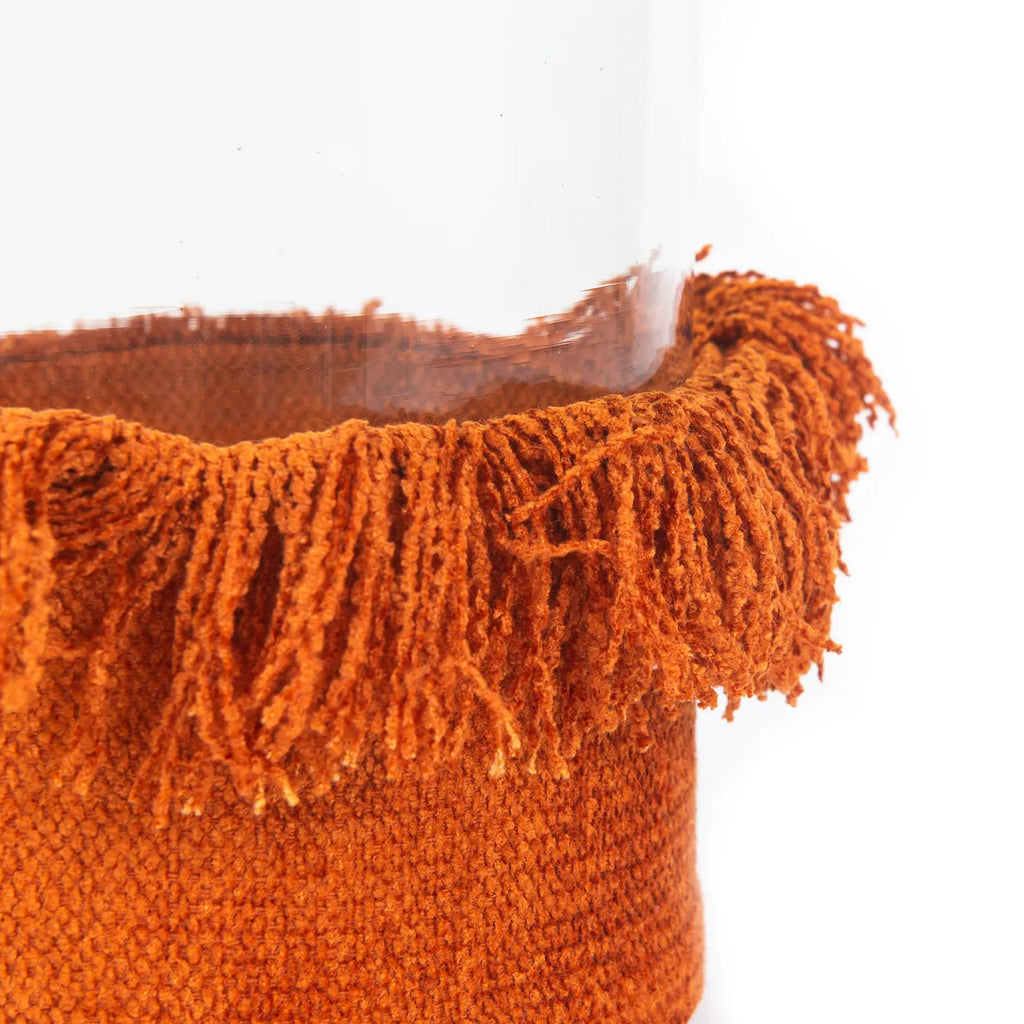 The Oh My Gee Candle Holder - Rust Velvet - L