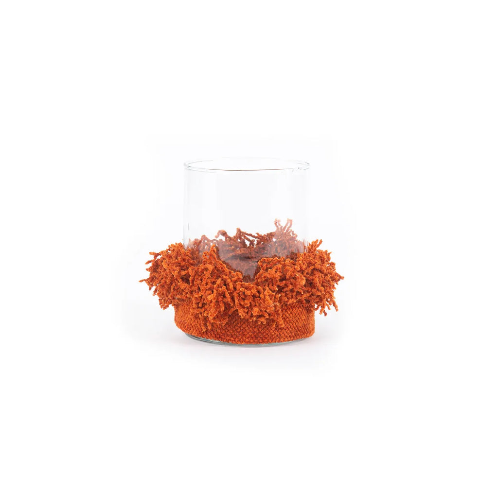 The Oh My Gee Candle Holder - Rust Velvet - M