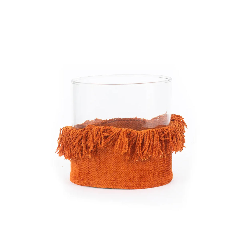 The Oh My Gee Candle Holder - Rust Velvet - XL