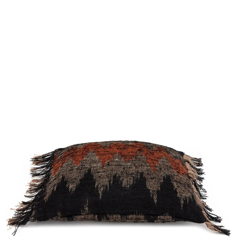 Housse de Coussin Oh My Gee - Noir Orange - 40x40