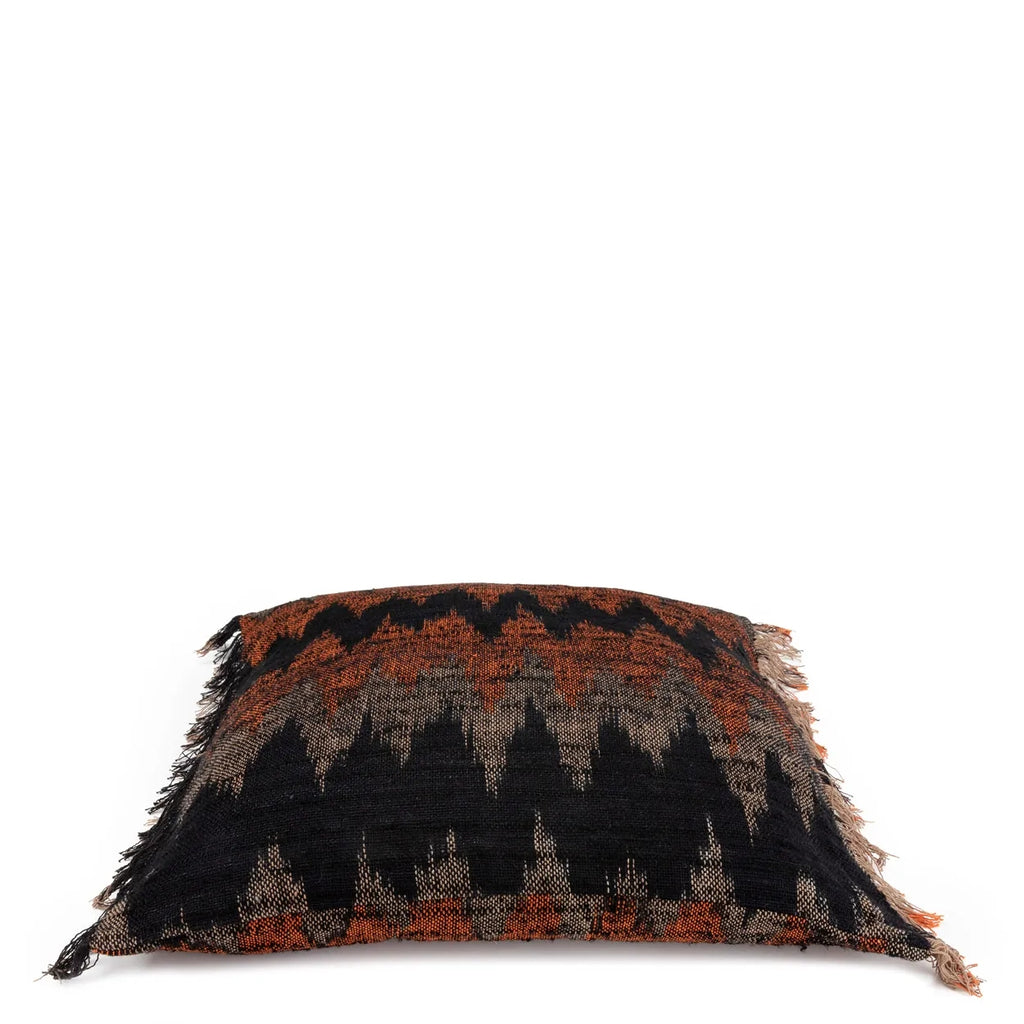 Housse de Coussin Oh My Gee - Noir Orange - 60x60