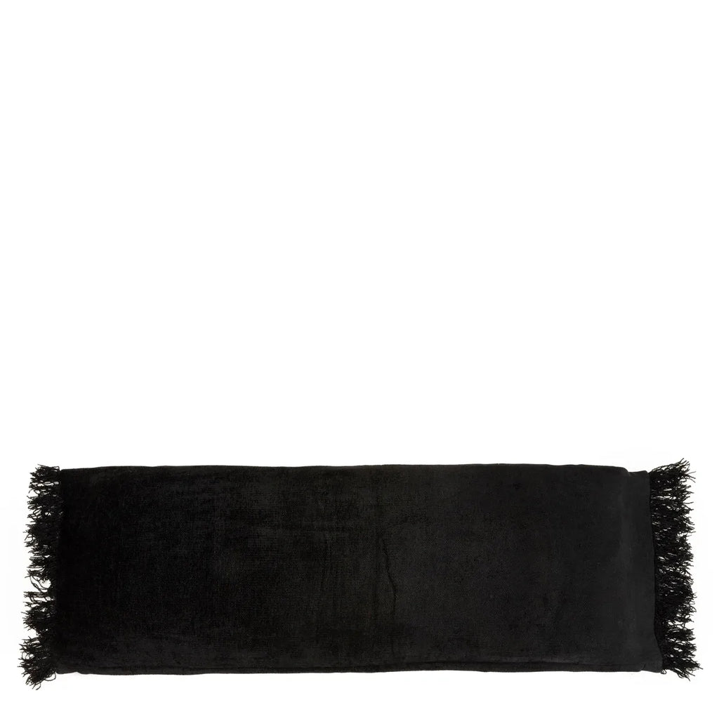 Housse de Coussin Oh My Gee - Velours Noir - 35x100