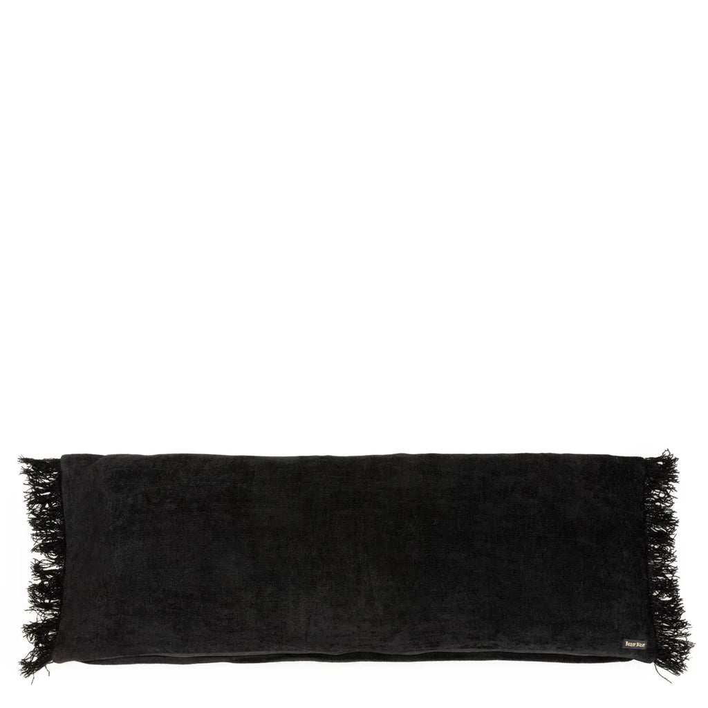 Housse de Coussin Oh My Gee - Velours Noir - 35x100