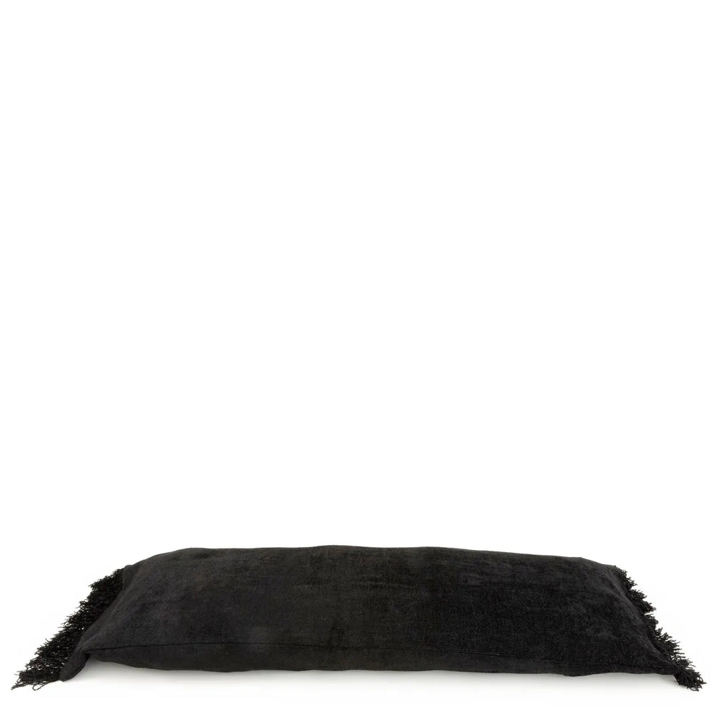 Housse de Coussin Oh My Gee - Velours Noir - 35x100