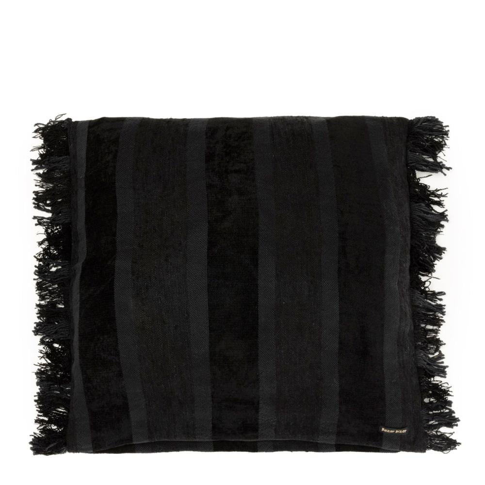 De Oh My Gee Kussenhoes - Zwart Velvet - 60x60 Bazar Bizar