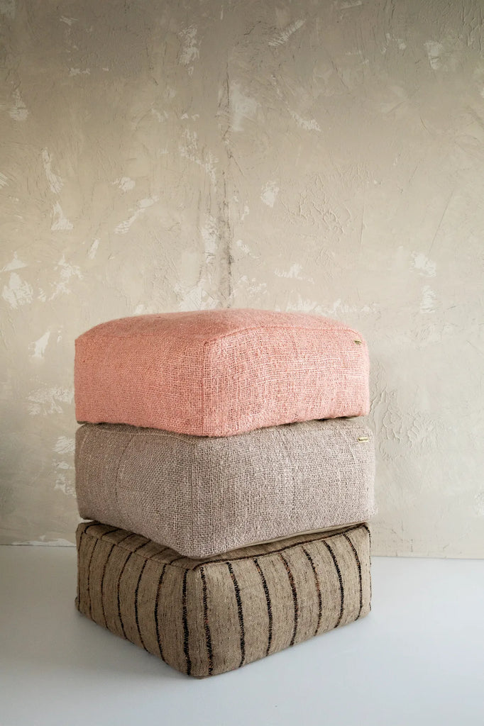 The Oh My Gee Pouf - Salmon Pink