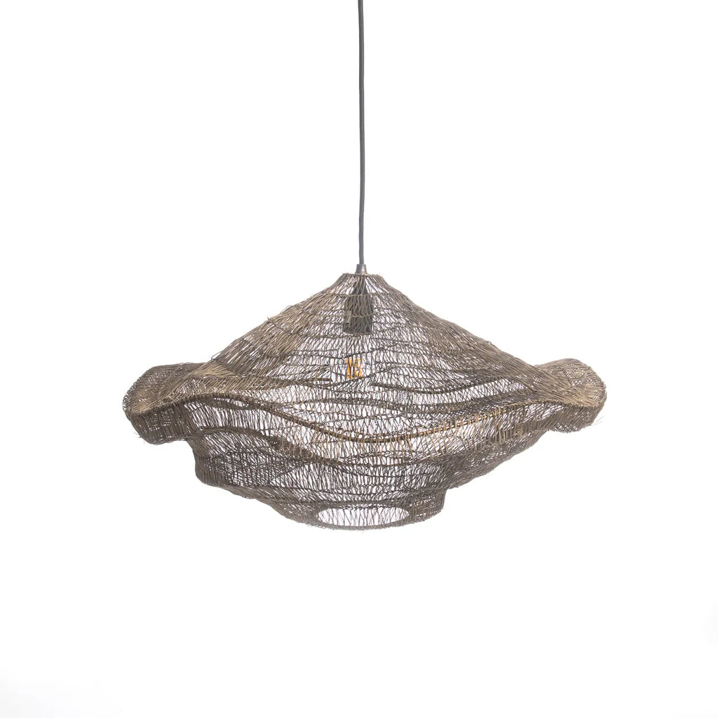 The Oyster Hanging Lamp - Brass - M