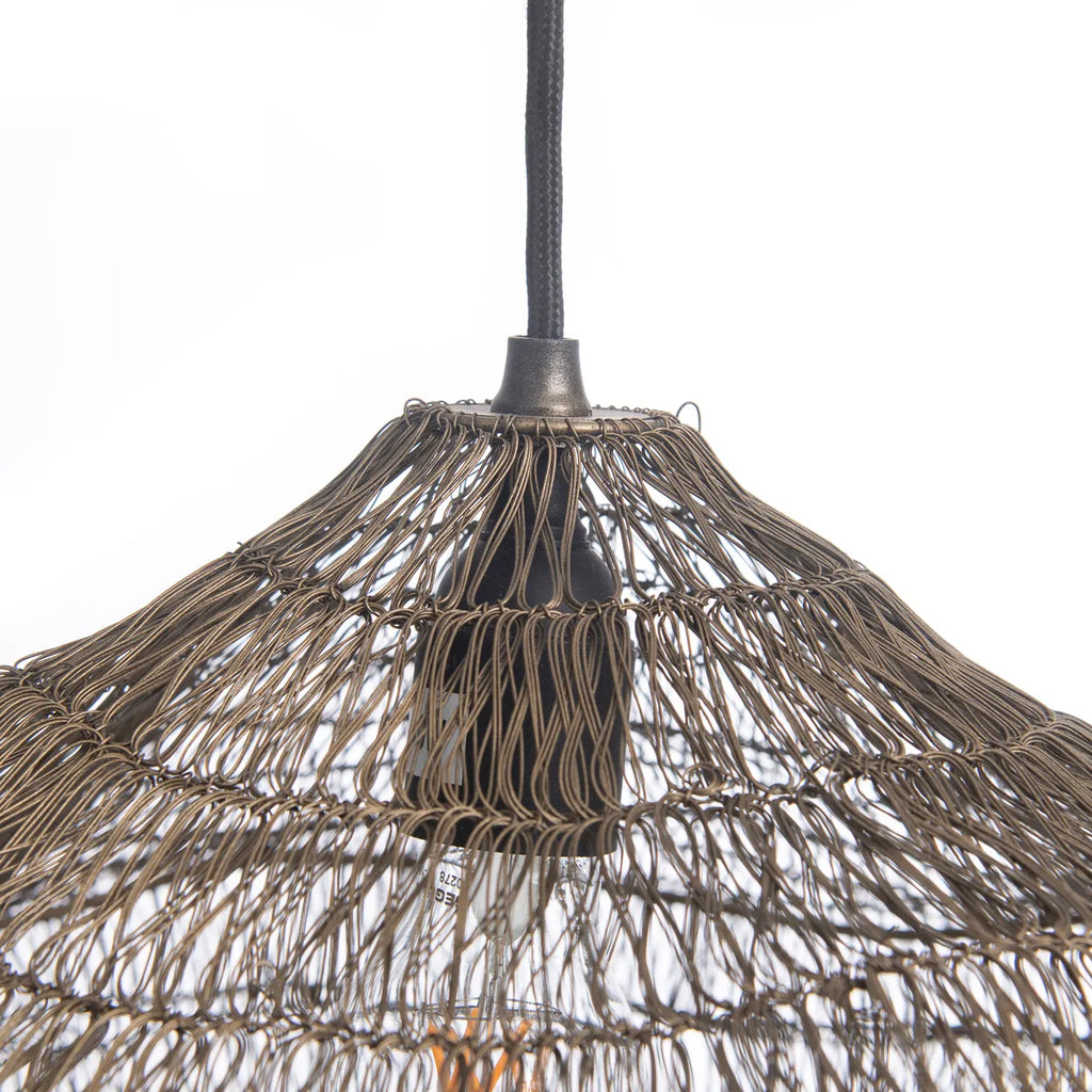 The Oyster Hanging Lamp - Brass - M