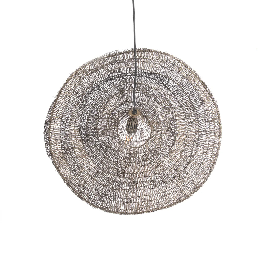 The Oyster Hanging Lamp - Brass - M