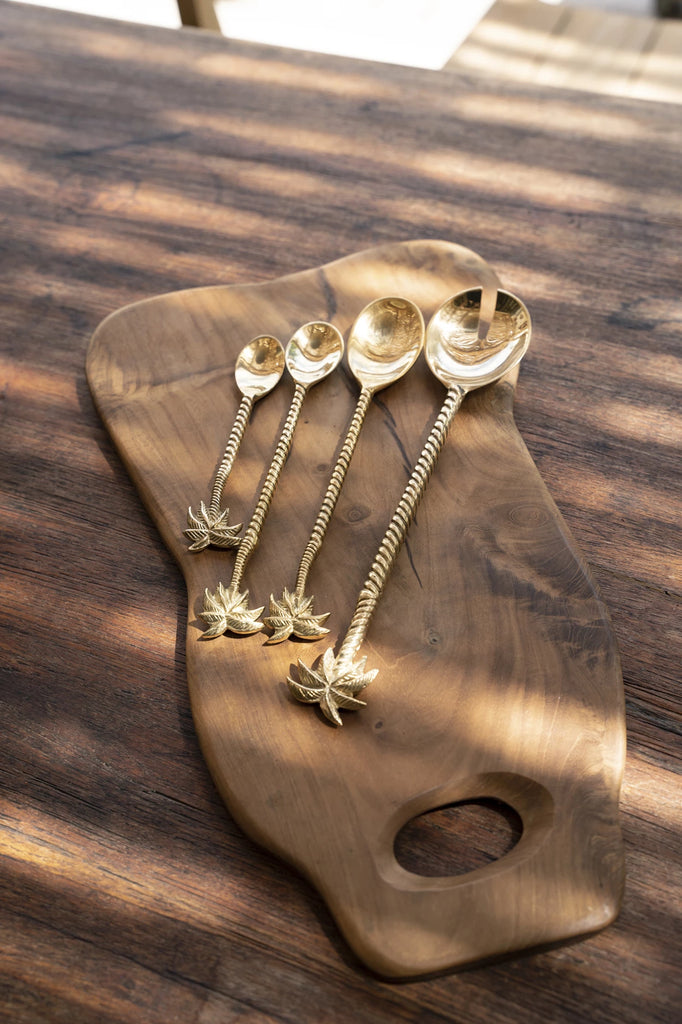 The Palm Tree Long Spoon - Gold