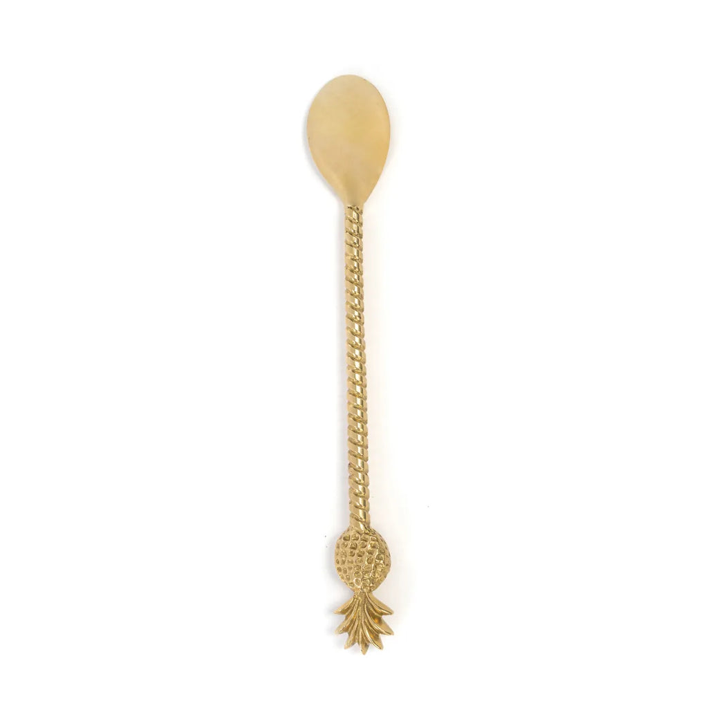 The Pineapple Long Spoon - Gold