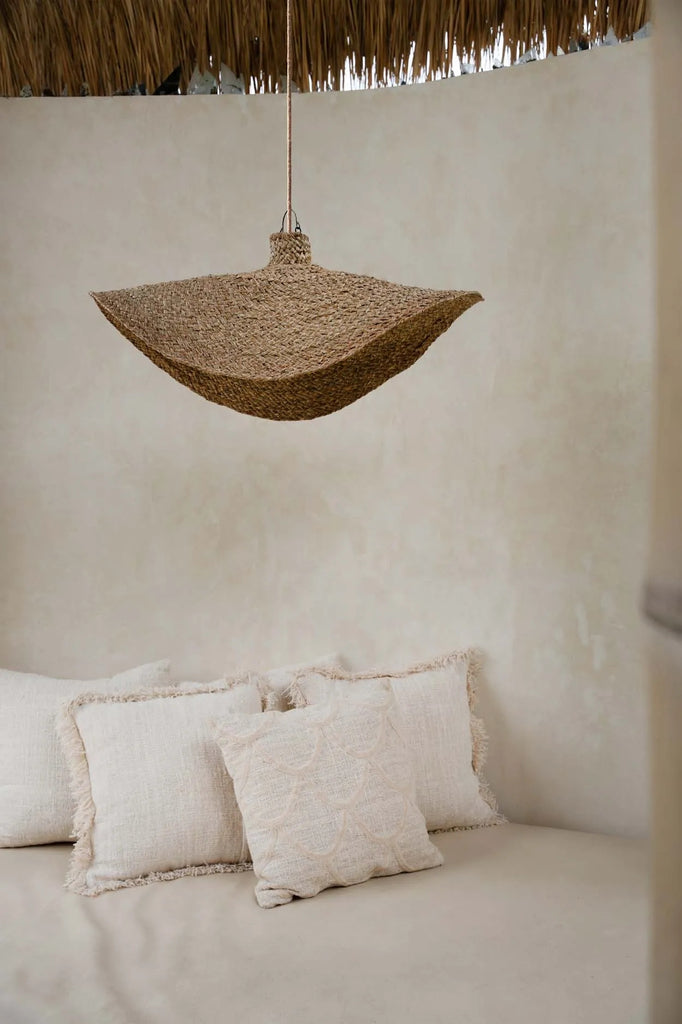 The Qubba Hanging Lamp - Natural - M