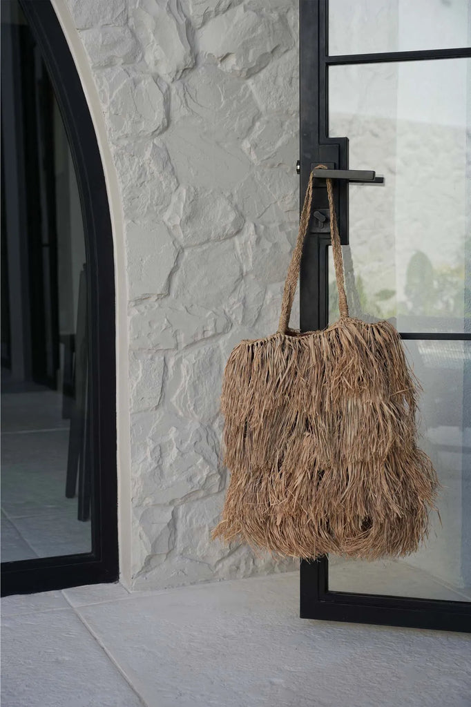 Le sac Bahamas en raphia - Naturel