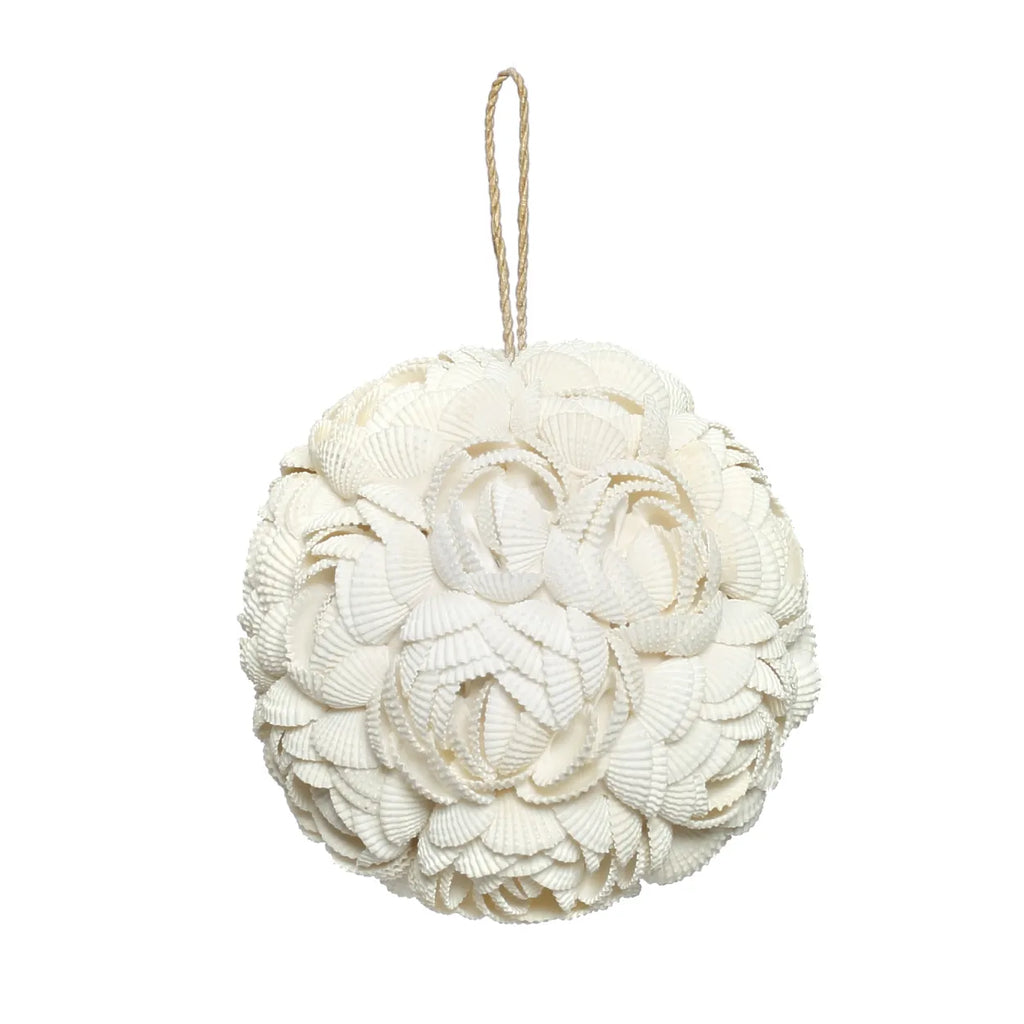 De Rose Shell Bal Hanger - Wit - L