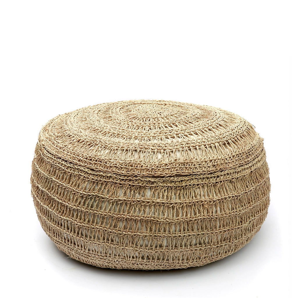 Le Pouf en Jonc de Mer - Rond - 60