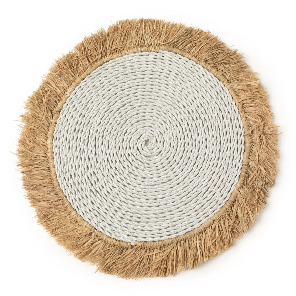 Set de Table en Raphia The Seagrass - Blanc Naturel